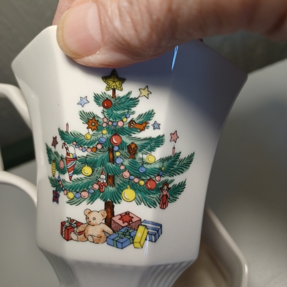 Nikko christmastime set of 2 coffee tea cups fine china - Picture 6 of 9
